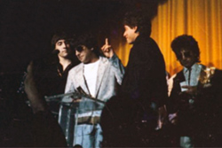 Click for a closer look at Mosquitos accepting New York Music Award