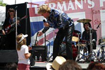 Vance with Herman's Hermits - Click for larger image.